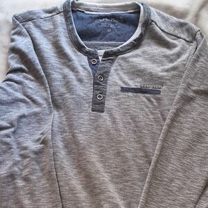 GUESS Charcoal Long Sleeve Henley